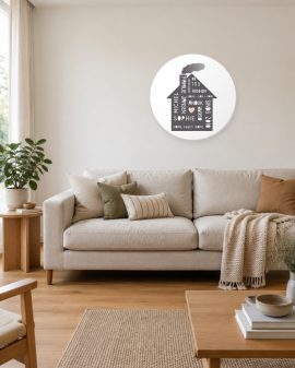 Privé: Familie Muurcirkel – Home Sweet Home – Namen van Gezin