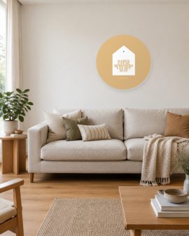 Privé: Familie Muurcirkel – Huis met Namen - Printcandy