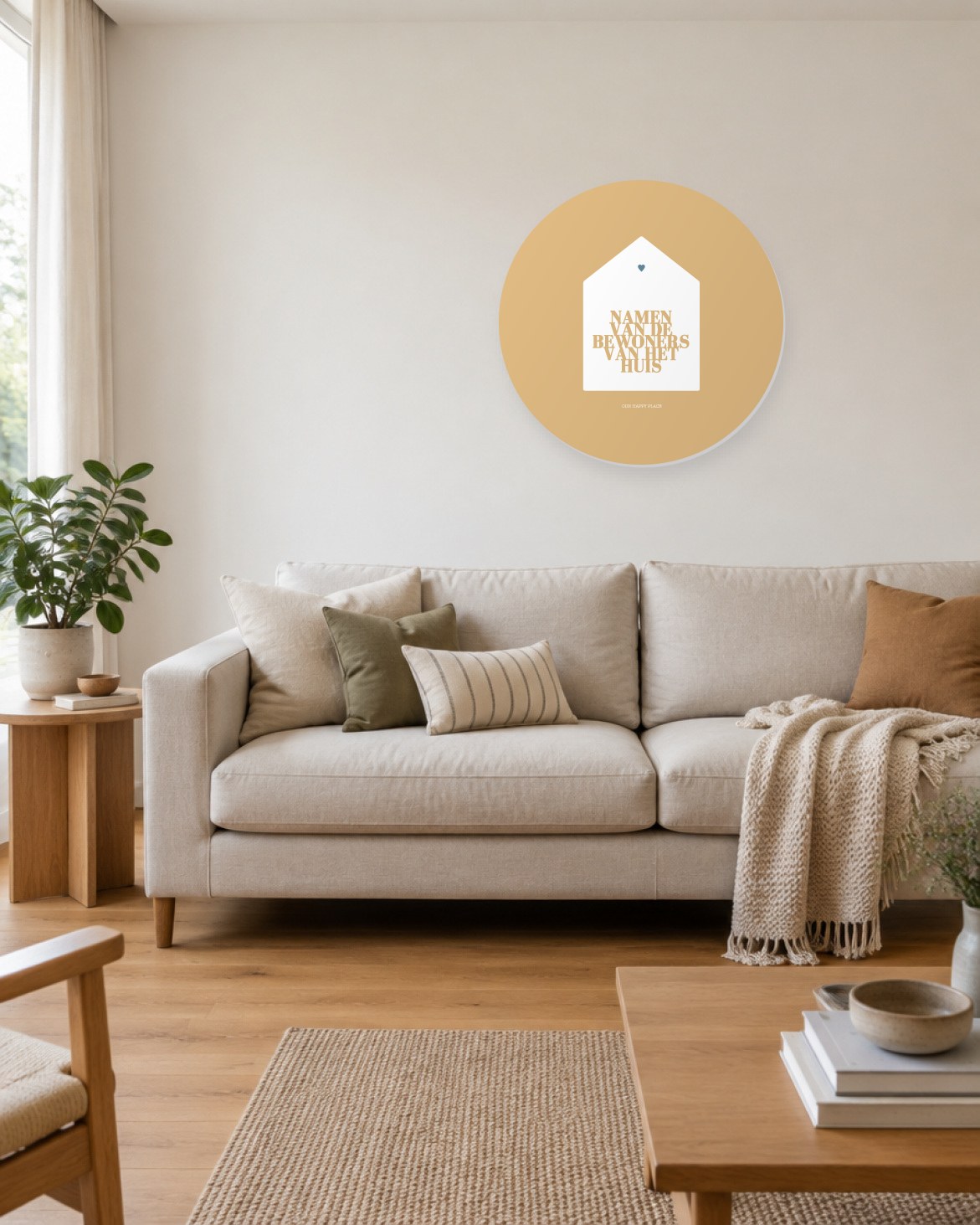 Privé: Familie Muurcirkel – Huis met Namen - Printcandy
