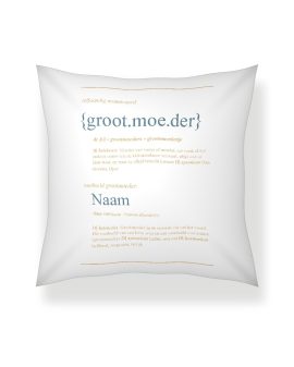 Familiekussen – Woordenboek - Printcandy