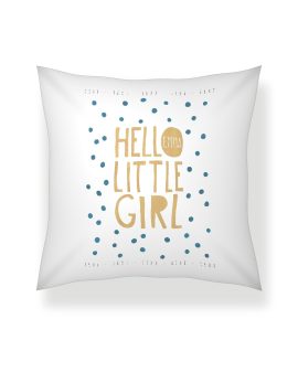 Geboortekussen – Hello Little Girl Geboortekussen – Hello Little Girl - Printcandy