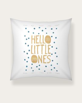 Geboortekussen – Hello Little Ones - Tweeling - Printcandy