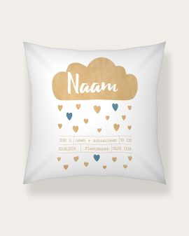 Geboortekussen – Wolk - Printcandy