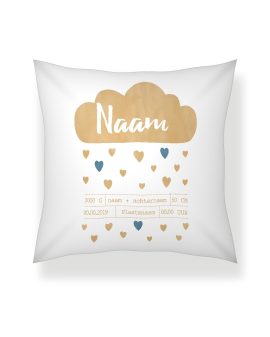Geboortekussen – Wolk - Printcandy