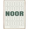 Geboorteposter – Naam Herhaald Naamposter – Naam Herhaald in houten lijst – Printcandy