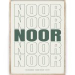 Geboorteposter – Naam Herhaald
