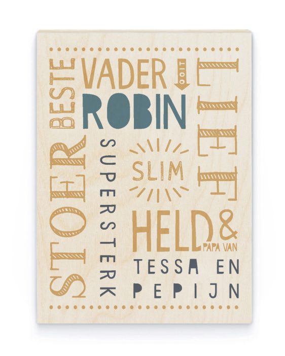 Hout Poster – Moederdag Voor Mama Hout Poster – Moederdag Voor Mama - Printcandy