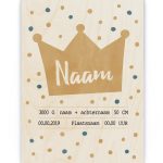 Hout Poster – Prinses