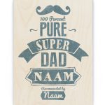Hout Poster – Superdad