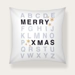 Kerstkussen – ABC X-Mas