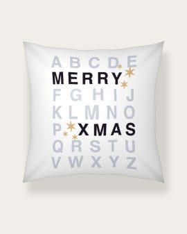 Kerstkussen – ABC X-Mas - Printcandy