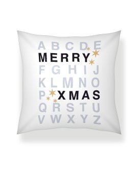 Kerstkussen – ABC X-Mas Kerstkussen – ABC X-Mas - Printcandy