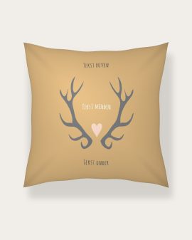 Privé: Kerstkussen – Hipster Hert - Printcandy