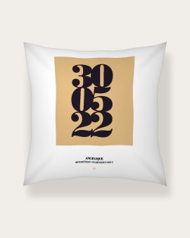 Love Kussen – Datum en Namen - Printcandy