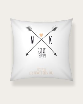 Love Kussen – Initialen - Printcandy