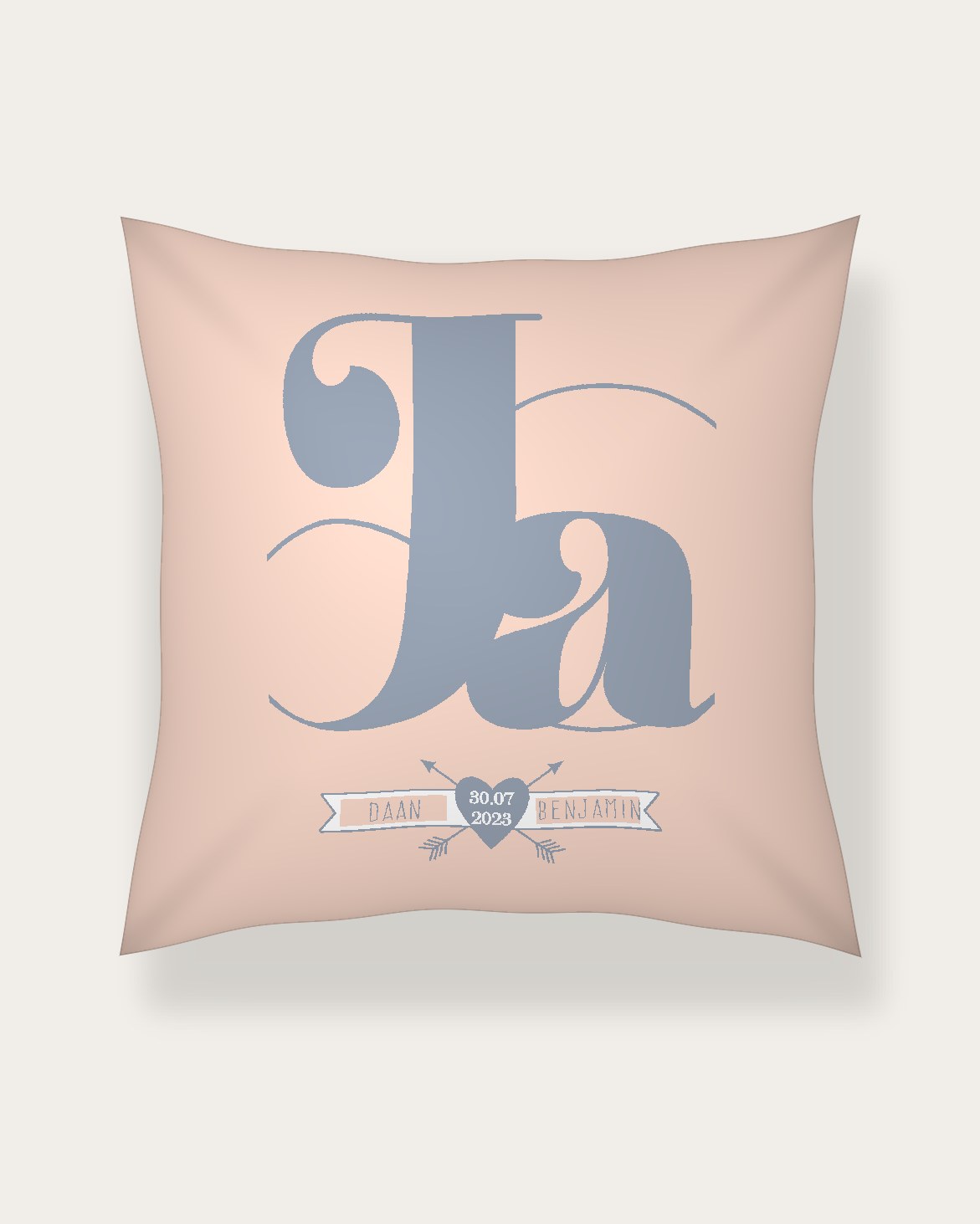Privé: Love Kussen – Ja Woord - Printcandy