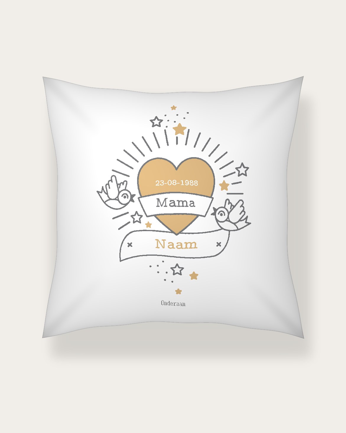 Love Kussen – Tattoo Hart - Printcandy