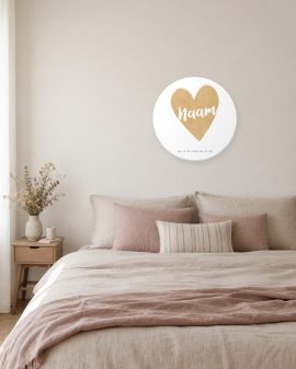 Love Muurcirkel – Hart - Printcandy