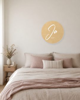 Privé: Love Muurcirkel – Yes I Do! - Printcandy