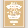 Poster Cadeau Juf