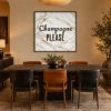 Statement Art – Champagne Please – Sfeerfoto interieur Statement Art – Champagne Please – Sfeerfoto interieur - Printcandy