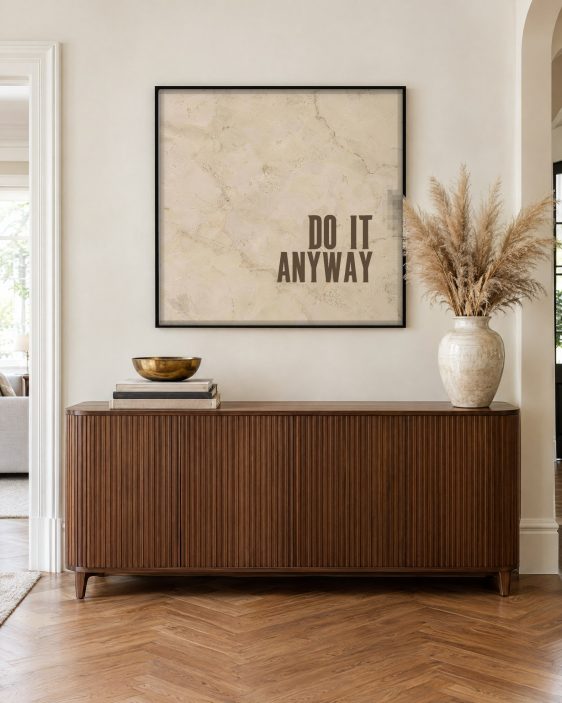 Statement Art – Do It Anyway – Sfeerfoto interieur Statement Art – Do It Anyway – Sfeerfoto interieur - Printcandy