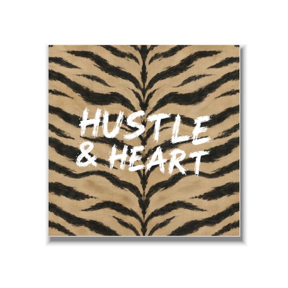 Statement Art – Hustle & Heart – Dibond Statement Art – Hustle & Heart – Dibond - Printcandy