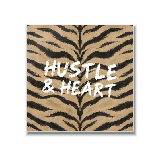 Statement Art – Hustle & Heart – Plexiglas Statement Art – Hustle & Heart – Plexiglas - Printcandy
