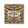 Statement Art – Hustle & Heart – Velours in alu lijst goud Statement Art – Hustle & Heart – Velours in alu lijst goud - Printcandy