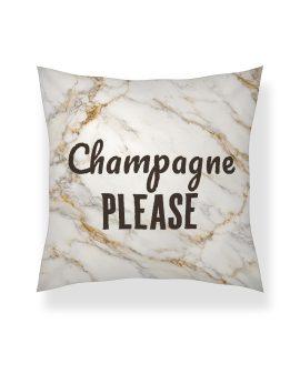 Statement Art Kussen – Champagne Please - Printcandy