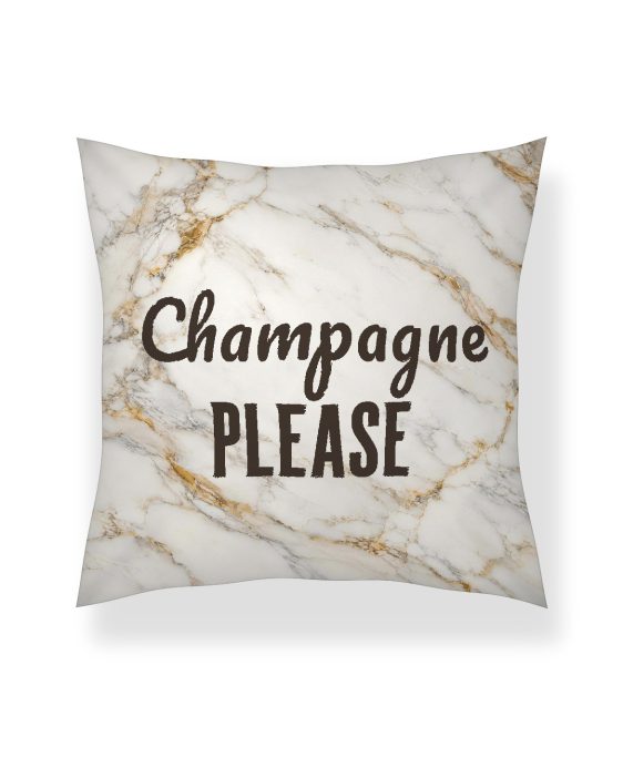 Statement Art Kussen – Champagne Please Statement Art Kussen – Champagne Please - Printcandy