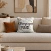 Statement Art Kussen – Champagne Please – Sfeerfoto interieur Statement Art Kussen – Champagne Please – Sfeerfoto interieur - Printcandy