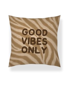 Statement Art Kussen – Good Vibes Only - Printcandy