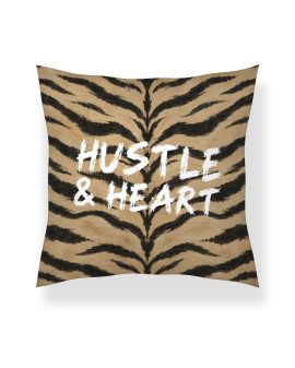 Statement Art Kussen – Hustle & Heart - Printcandy