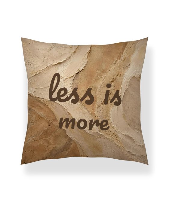 Statement Art Kussen – Less Is More Statement Art Kussen – Less Is More - Printcandy