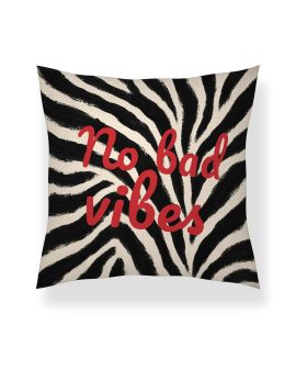 Statement Art Kussen – No Bad Vibes - Printcandy