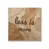 Statement Art – Less Is More – Dibond Statement Art – Less Is More – Dibond - Printcandy