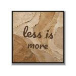 Statement Art – Less Is More