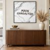 Statement Art – Main Character – Sfeerfoto interieur Statement Art – Main Character – Sfeerfoto interieur - Printcandy