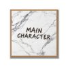 Statement Art – Main Character – Velours in houten lijst Statement Art – Main Character – Velours in houten lijst - Printcandy