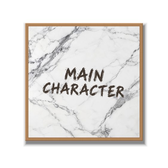 Statement Art – Main Character – Velours in houten lijst Statement Art – Main Character – Velours in houten lijst - Printcandy