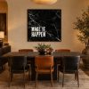 Statement Art – Make It Happen – Sfeerfoto interieur Statement Art – Make It Happen – Sfeerfoto interieur - Printcandy