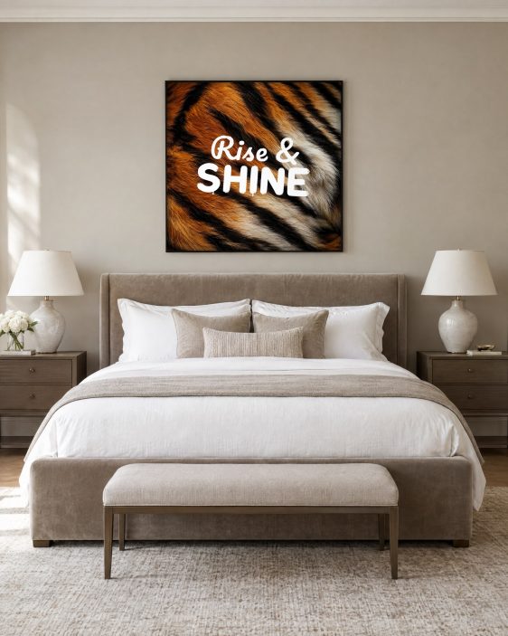 Statement Art – Rise & Shine – Sfeerfoto interieur - Printcandy
