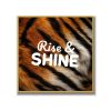 Statement Art – Rise & Shine – Velours in alu lijst goud - Printcandy