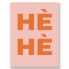 Tekstposter – Kort & Knallend zonder lijst – Printcandy