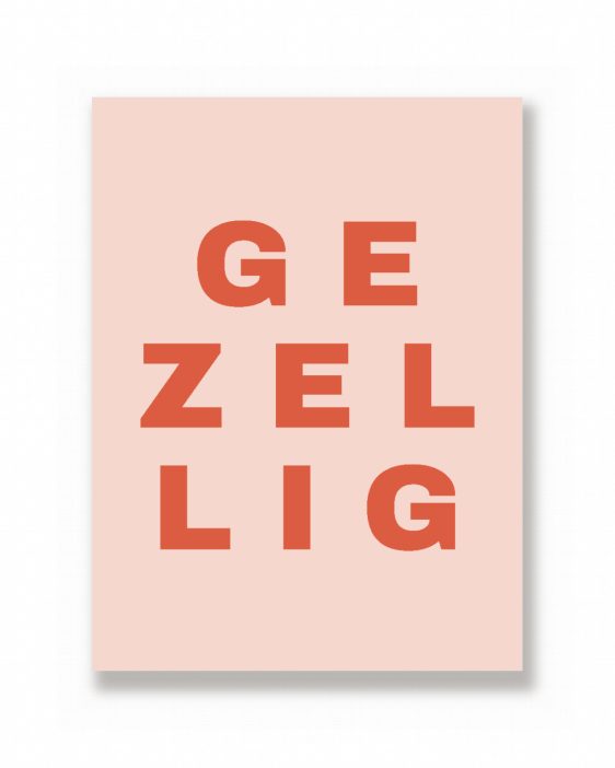 Tekstposter – Losse Letters zonder lijst – Printcandy