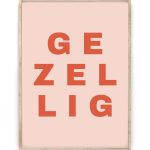 Tekstposter – Losse Letters