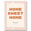 Tekstposter – Speels Dambord zonder lijst – Printcandy