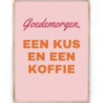 Tekstposter – Twee Kleuren