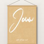 Textielposter – Eigen Woord